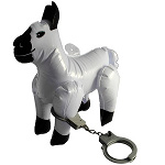 Mouton gonflable avec menottes