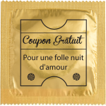 Préservatif Coupon gratuit