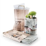 Sac papier journal recyclé - écolo