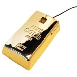 Souris lingot d'or